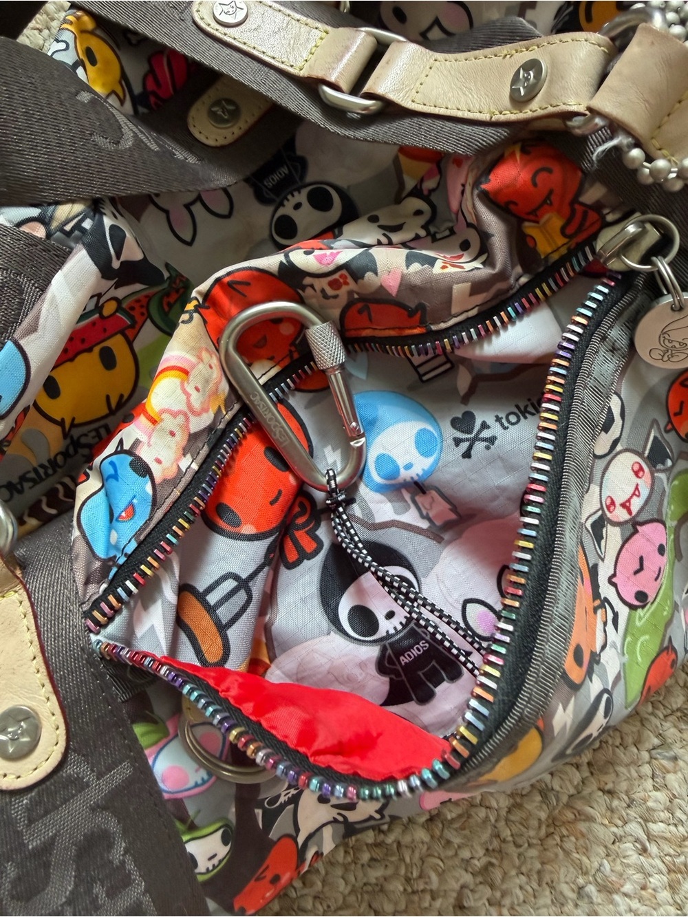 Vintage! Tokidoki Lesportsac baby inferno shoulder duffle bag - Picture 9 of 9